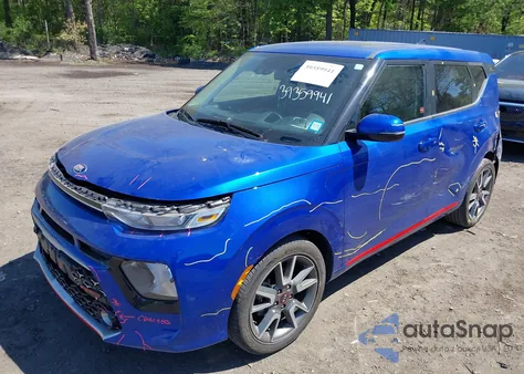 2021 Kia Soul Gt-Line из США, поврежденный, VIN KNDJ63AU2M7763527